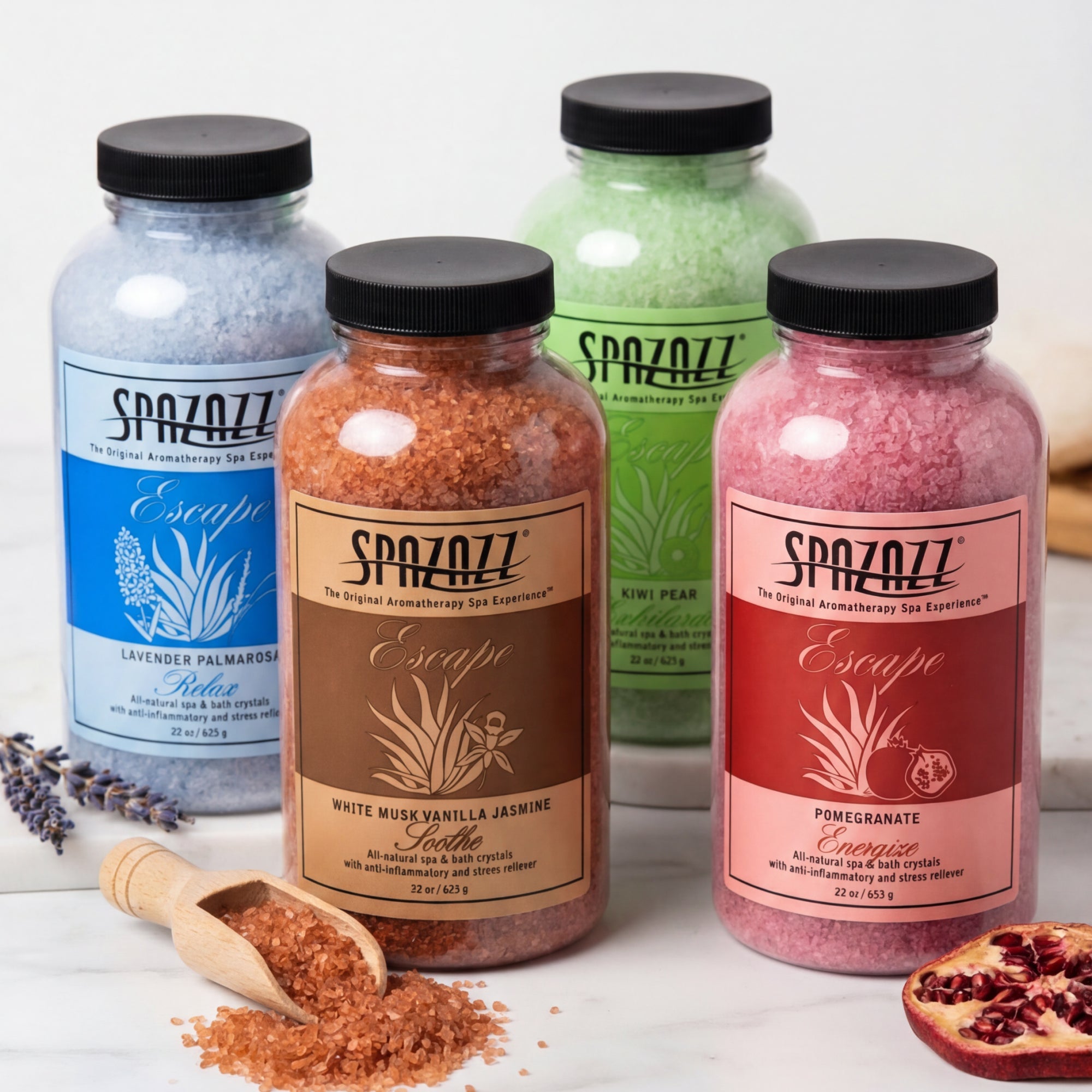 Escape Spa & Bath Aroma Crystals Collection – Spazazz