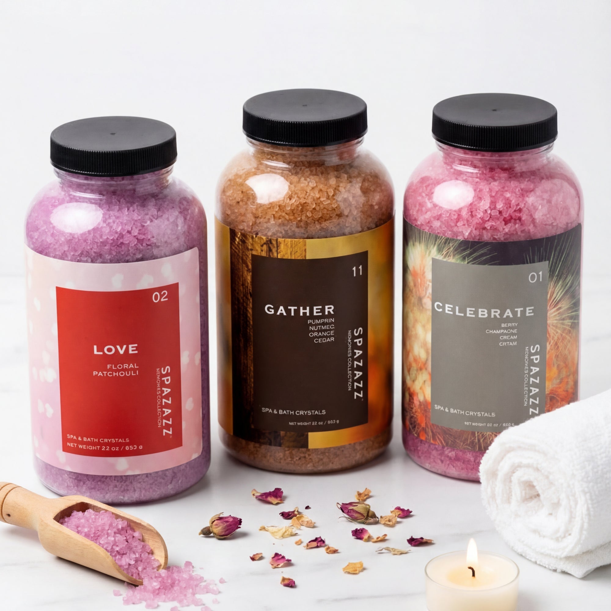 Memories Aroma Spa & Bath Crystals Collection – Spazazz