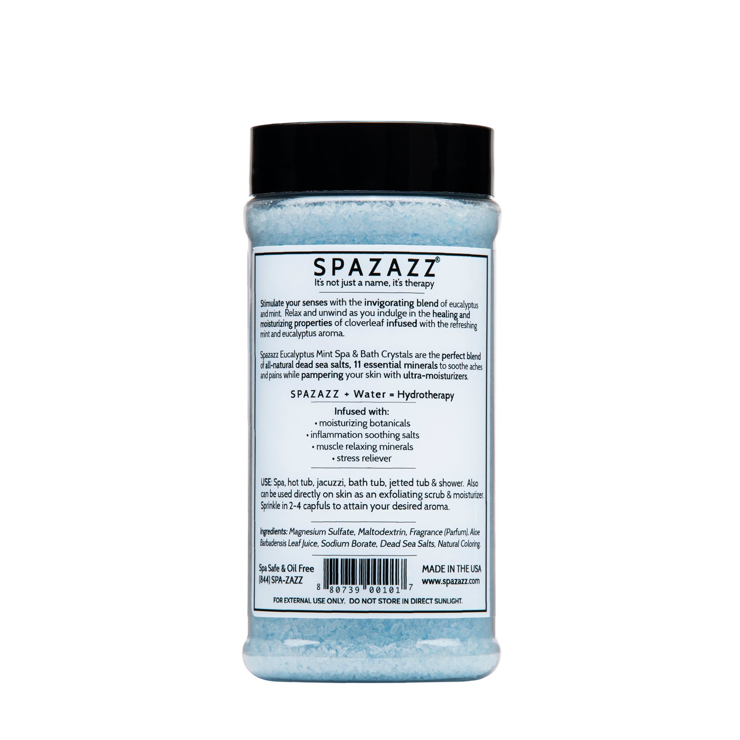 Eucalyptus Mint - Stimulate Aromatherapy Spa and Bath Crystals 17oz