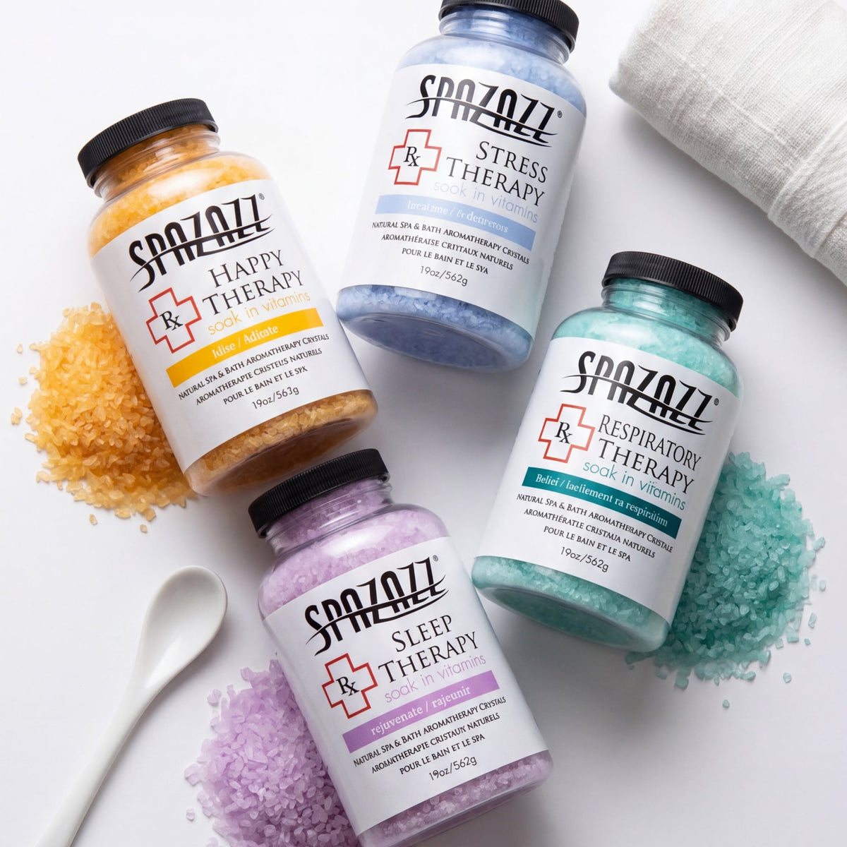Spazazz mineral soak crystals