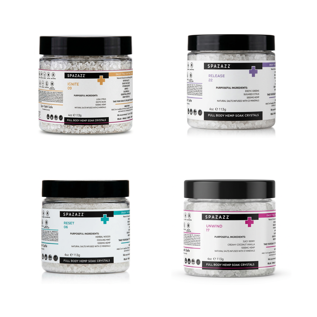 Hemp Soak 4oz Collection – Spazazz