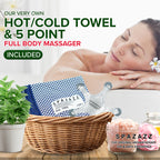 Muscle, Joint, and Detox Bundle Gift Set (19 Oz) Includes 5 Point Full Body Massage Tool & Hot Cold Towel (19OZ 3 Pack)