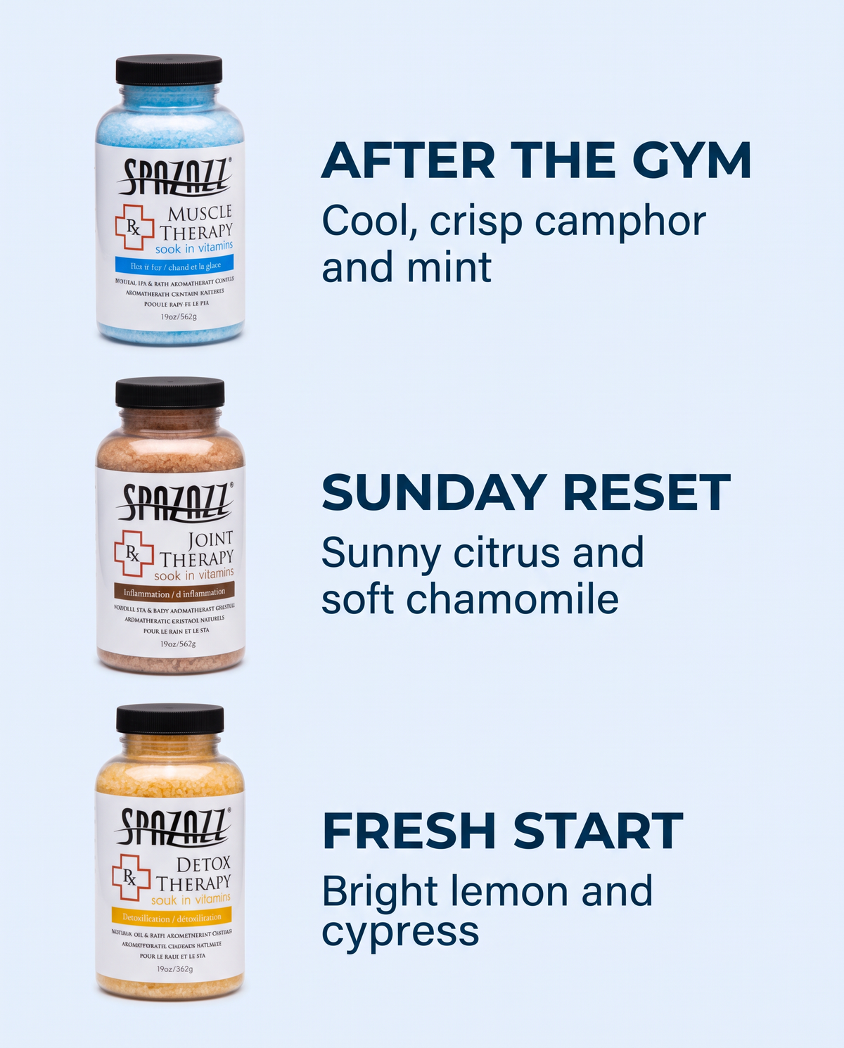 Muscle + Joint + Detox Therapy Bundle