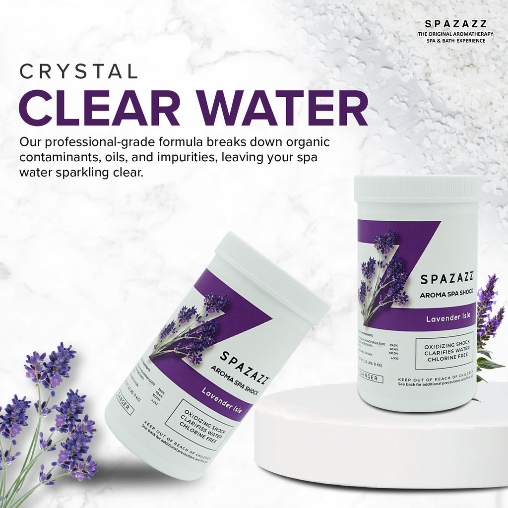 Chlorine Free Aroma Spa Shock - Lavender Isle