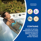 Sports Athlete Hot Tub & Bath Salt Gift Bundle