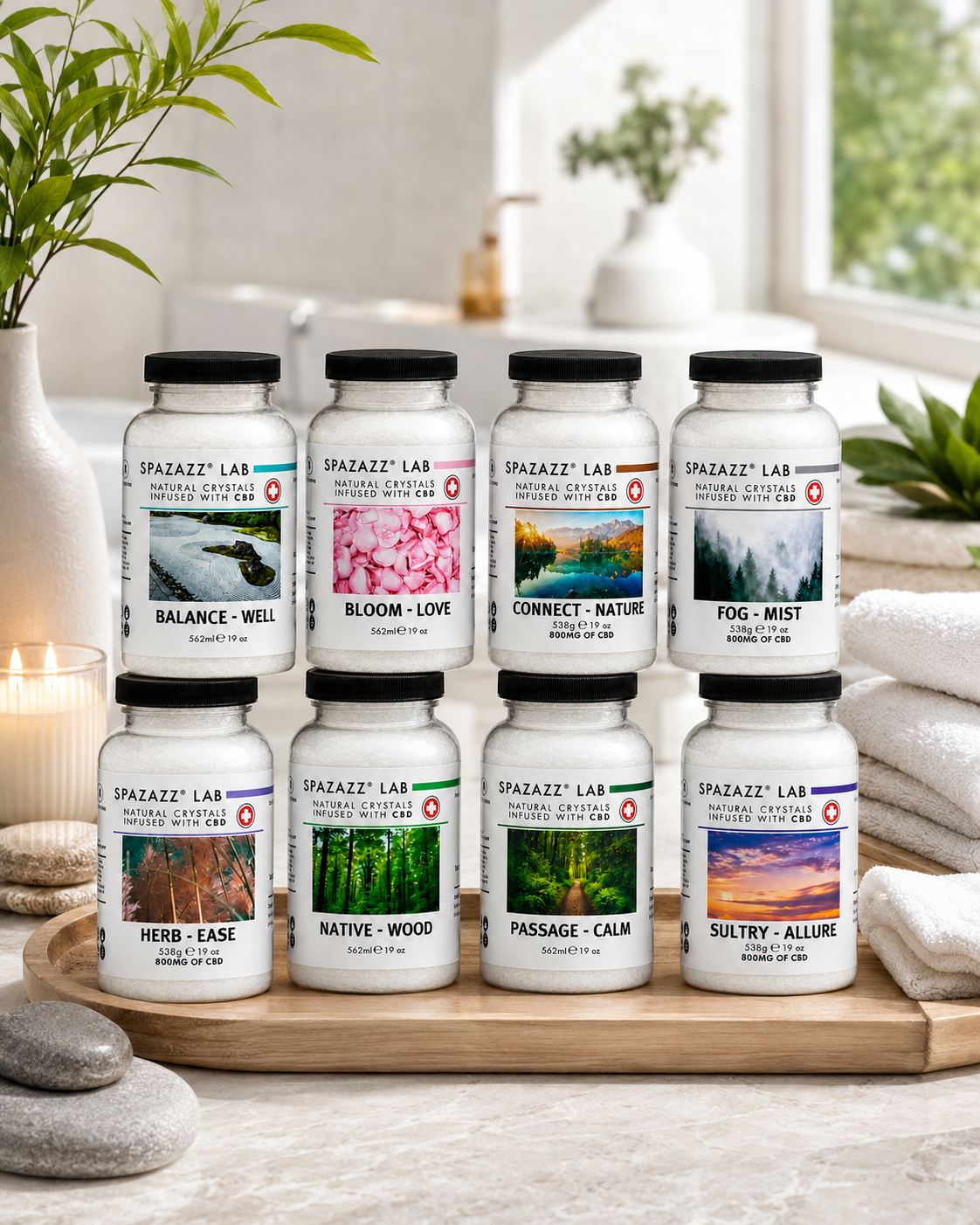 Hot Tub and Spa Aromatherapy Salts Scents & Fragrance Bundles