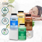 Serene Escape Bundle: 4-Pack (22oz each) - Lavender Palmarosa, White Musk Vanilla Jasmine, Verbena Lime Coconut, Green Tea Peony