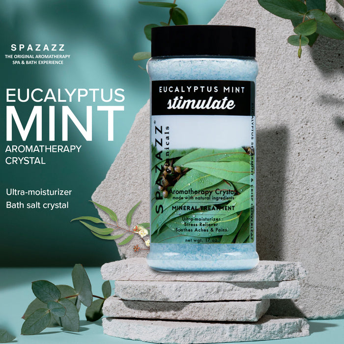 Eucalyptus Mint - Stimulate Aromatherapy Spa and Bath Crystals