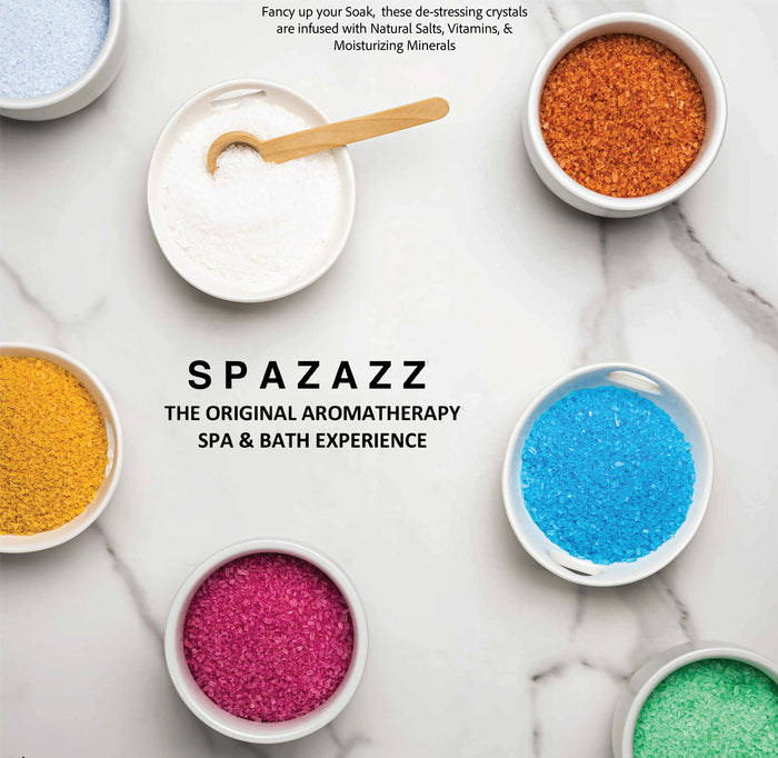 Spazazz Rx Muscle Therapy Natural Spa & Bath Salt Aromatherapy Crystals 19oz- Hot 'N Icy