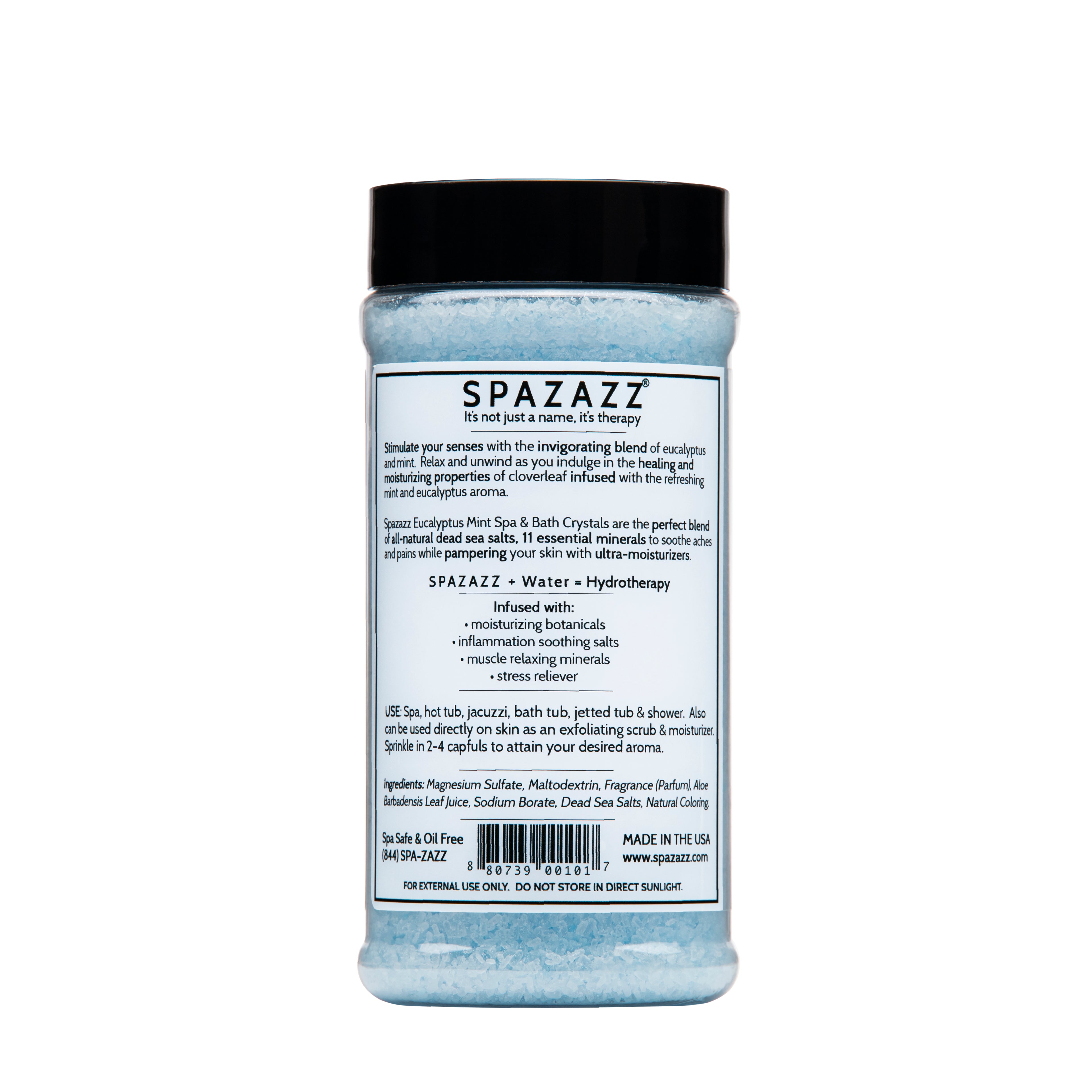 Eucalyptus Mint - Stimulate Aromatherapy Spa and Bath Crystals